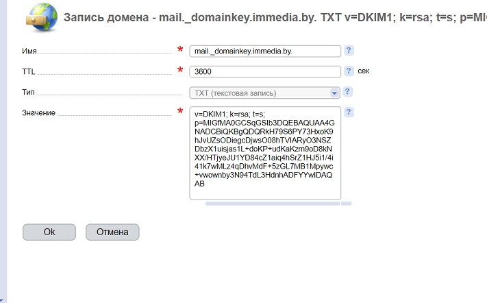 Настройка dns домена. Txt запись домена. DNS записи пример. DKIM запись для домена.